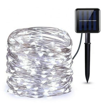 Wholesale Outdoor Decorative Copper Wire LED Holiday Hanging String Lamp Solar Powered Christmas Light for Party