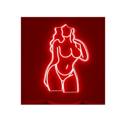 Drop shipping hot sale Woman in bikini Sexy body Lady neon sign wall bedroom decoration night light custom led neon sign