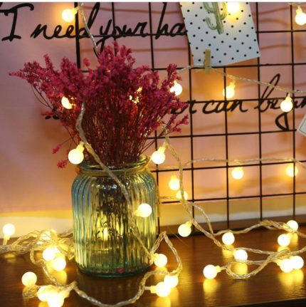 LEDs Globe Waterproof Outdoor String Lights / Extendable Christmas Lights for Party, Garden, Patio, Bedroom, Dorm