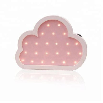 Wood Cloud LED Night Light Table Lamp for Party Birthday Wedding Decorative Marquee Signs Light