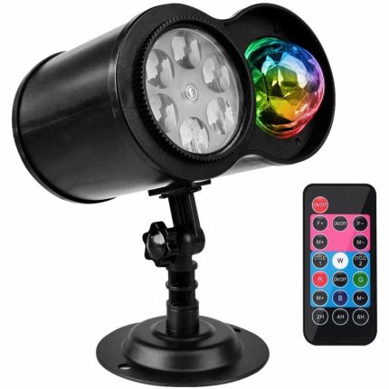 Christmas Projector lamp 2-In-1 Ocean Wave Moving Patterns LED Projector Landscape Lights for Party Holiday Halloween decoration
