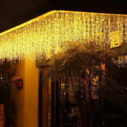 High Quality String Light Colorful Warm Led Lights Customized Size Curtain Led Lights for Party Festival