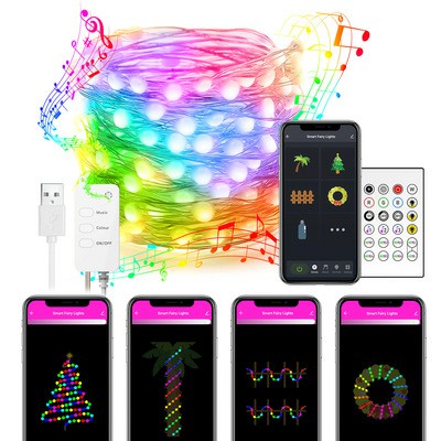Wholesale USB Led Strip Lights RGB Colorful  Smart Led Strip Lights Wifi Led Strip Lights For Party Decoration