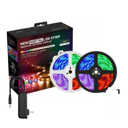 Smart Strip Led lights Rgb Smd2811, 2835 LEDs, 5m, Ip65, WIFI App  remote control color changing, wholesale, for party