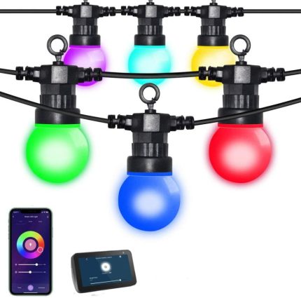 Decorative smart LED light string, Wifi controll RGB smart led string for Party