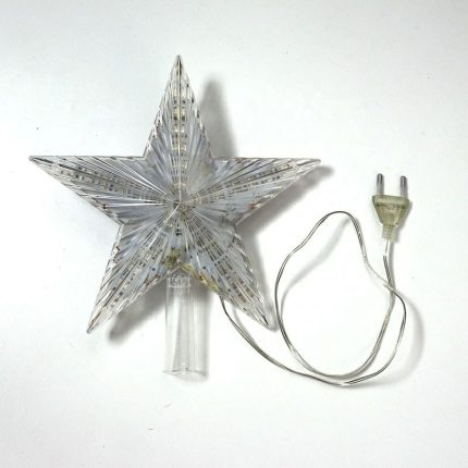 Five Pointed star Colorful Changing Christmas Tree Luminous Decoration Topper Star For Party Holiday Ornament led star light