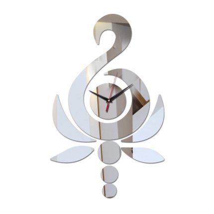 new arrival acrylic diy wall clock mirror sticker europe living room sofa background home decor Furniture Stickers