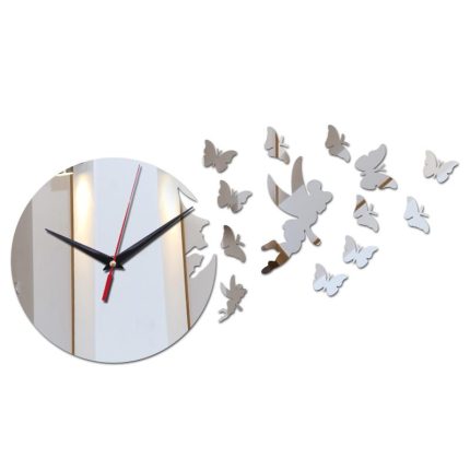 new sale diy wall stickers clock modern furniture clocks acrylic mirror butterfly sticker home decor living room