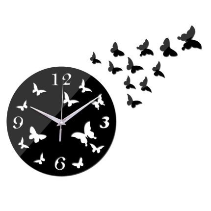 top sale diy acrylic wall sticker clock clocks art home decoration modern living room diy mirror stickers