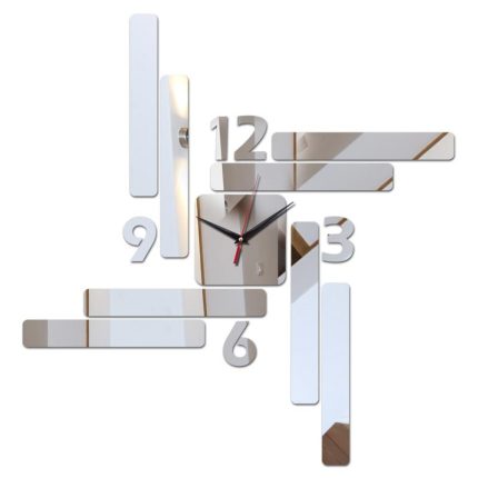 special offer diy wall stickers home decoration living room clocks modern furniture clock acrylic mirror sticker